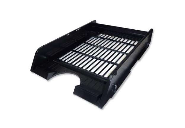 Immagine di Vaschette portacorrispondenza nero opaco Arda Classic A4 in conf. da 10 - 15510N