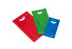 Immagine di Buste Favorit Smiling Bag con manico e soffietto in PE sp. 60 µm 32+6+6x55 cm in conf. 125 - 1005012