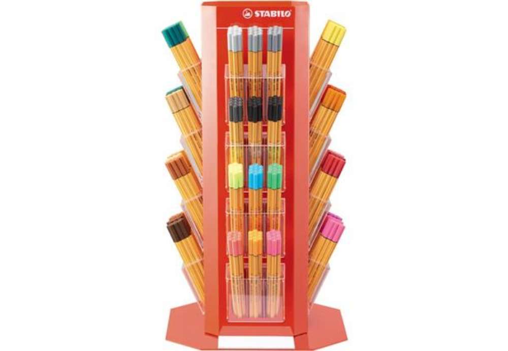 Immagine di Espositore 480 fineliner Stabilo Point 88® 0,4 mm - colori assortiti - 88/480-01