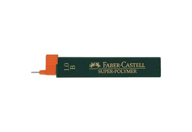 Immagine di Astucci 12 mine B Faber-Castell Super Polymer 0,9 mm - scatola 12 astucci 120901