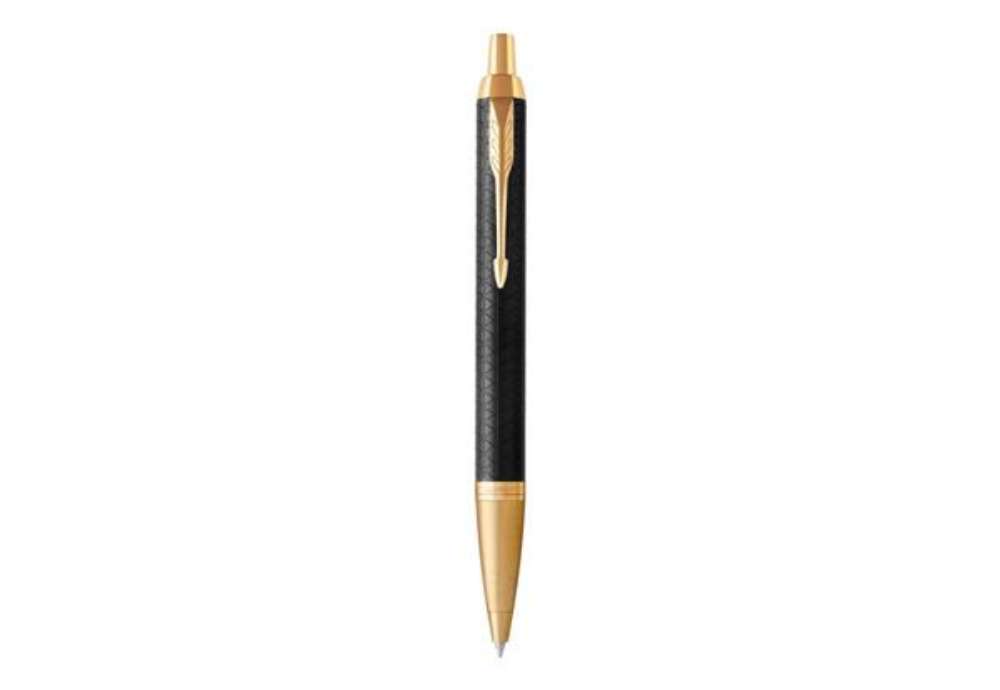 Immagine di Penna a sfera Parker IM punta M inchiostro blu Premium Black GT 1931667