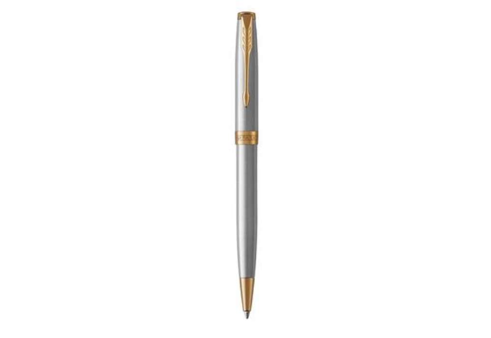 Immagine di Penna a sfera Parker Sonnet punta M inchiostro nero Stainless Steel GT - 1931507
