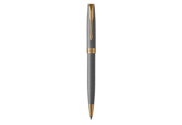 Immagine di Penna a sfera Parker Sonnet punta M inchiostro nero Sterling Silver Ciselé - 1931492