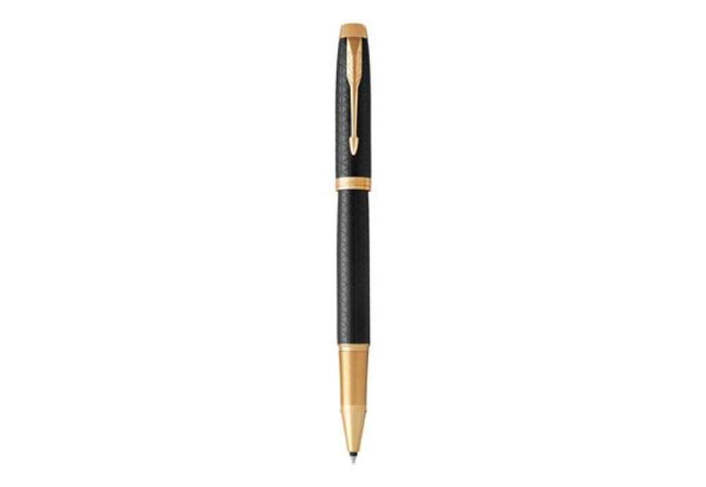 Immagine di Penna roller Parker IM punta F inchiostro nero Premium Black GT 1931660