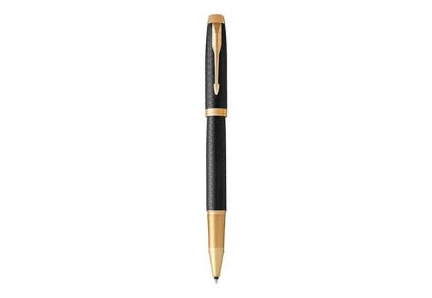 Immagine di Penna roller Parker IM punta F inchiostro nero Premium Black GT 1931660
