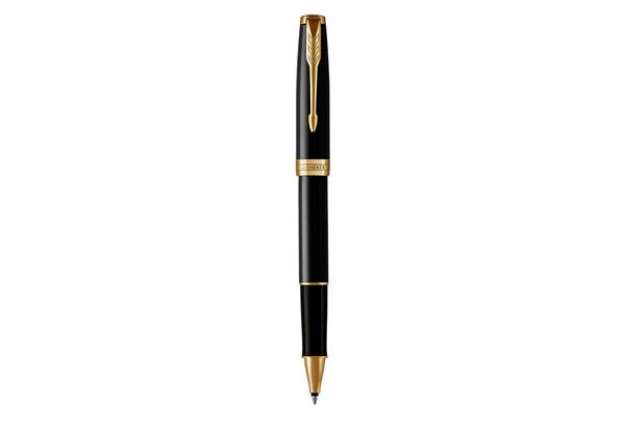 Immagine di Penna roller Parker Sonnet punta F inchiostro nero Parker Black GT 1931496
