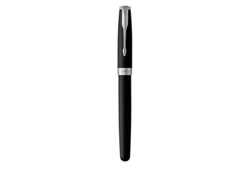 Immagine di Penna roller Parker Sonnet punta F inchiostro nero Parker Matte Black CT 1931523