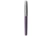 Immagine di Penna roller Parker Sonnet Sand Blasted Metal CT punta F inchiostro nero Violet/Black - 2169368