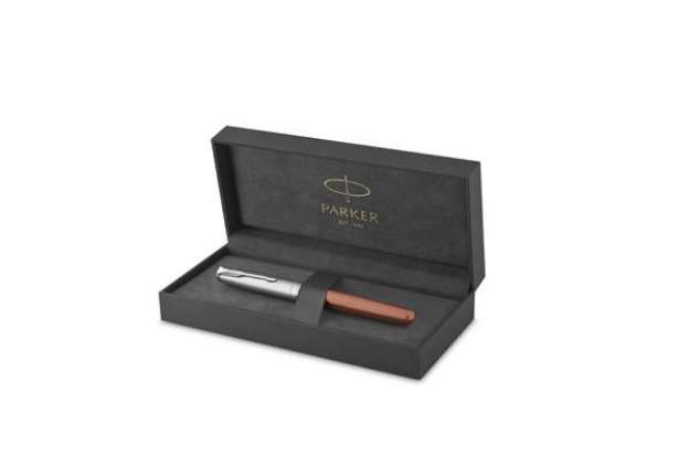 Immagine di Penna stilografica Parker Sonnet Parker punta F inchiostro nero Orange CT 2169228