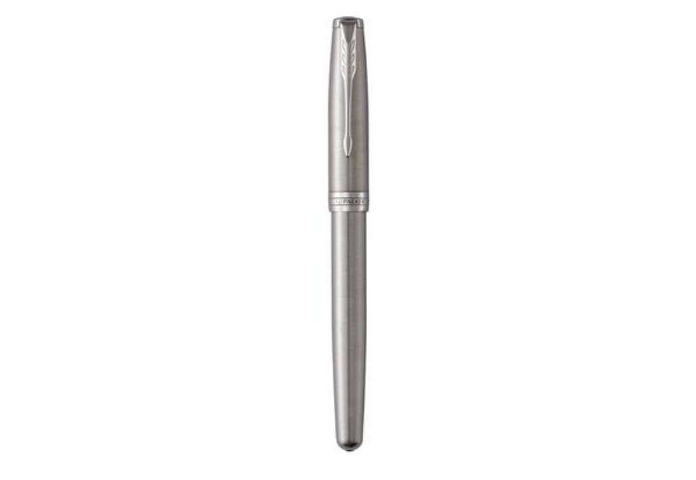 Immagine di Penna stilografica Parker Sonnet Parker punta F inchiostro nero Stainless Steel CT - 1931509