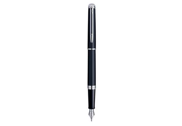 Immagine di Penna stilografica Waterman Hemisphere GT inchiostro blu Waterman Black CT S0920830