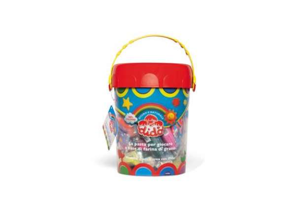 Immagine di Maxi Vaso espositore 100 salsicciotti di Pasta modellabile Didò - colori assortiti - F398600