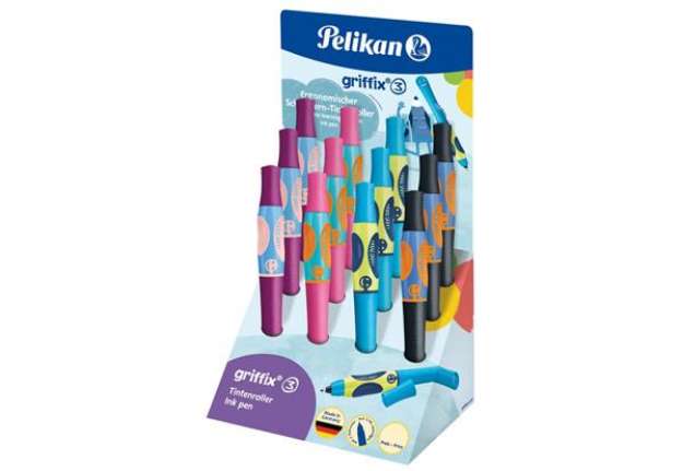 Immagine di Penna sferografica Griffix Pelikan destrimani colore fusto blu 605366