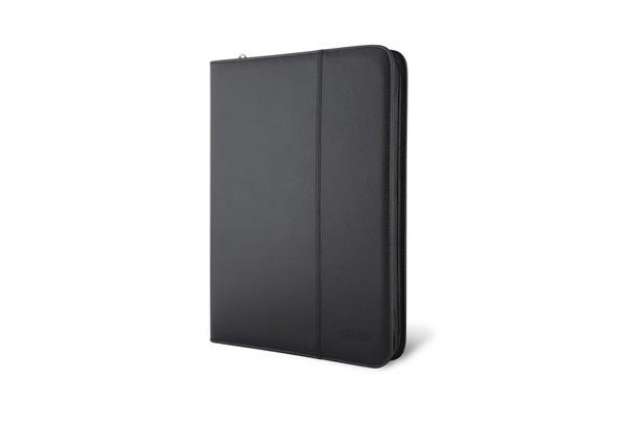 Immagine di Portablocco City Time Professional A4 in eco-pelle - 25,5x34 cm - nero - 4851-N