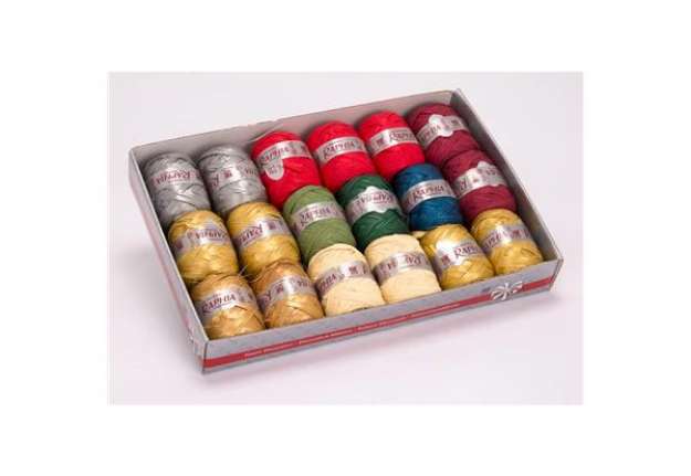 Immagine di Bobina Bolis Raphia 20 m Christmas - conf. 18 pz - 54011370548