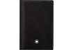 Immagine di Porta carte in pelle Montblanc Meisterstück - 2 scomparti - nero - MB14108