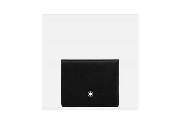 Immagine di Portamonete Montblanc Meisterstück - 8,5x7 cm - nero - MB198332
