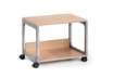Immagine di Mobiletto multifunzione versatile Durable System 48 - 600x477x432 mm argento/faggio - 3710-124