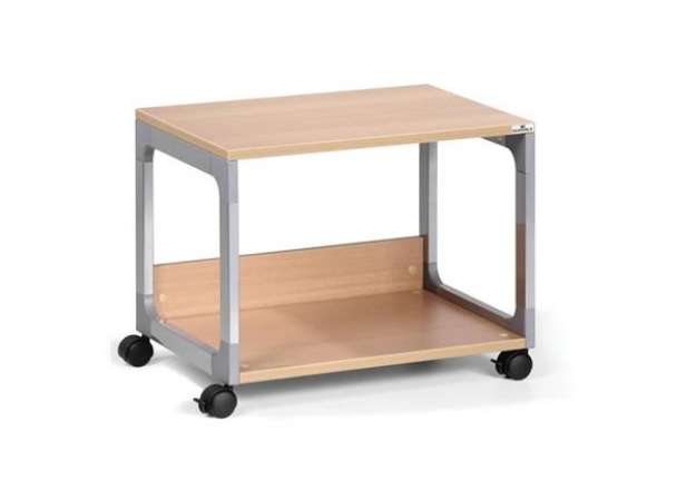 Immagine di Mobiletto multifunzione versatile Durable System 48 - 600x477x432 mm argento/faggio - 3710-124