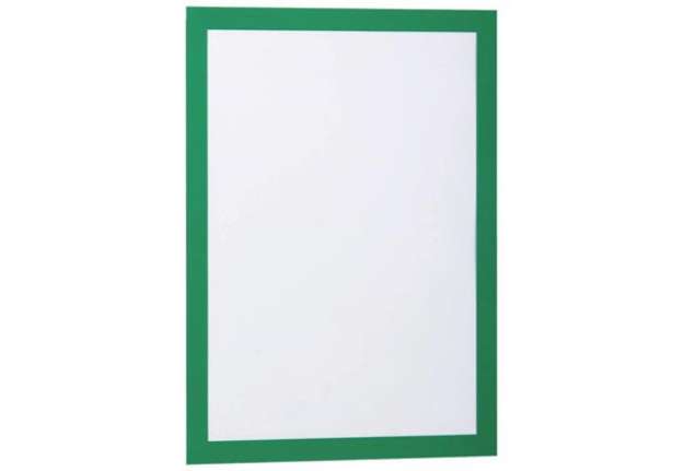 Immagine di Cornice espositiva Durable Duraframe® A4 236x323 mm verde conf. 10 pz - 4882-05