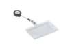 Immagine di Portabadge Durable chiuso con chiocciola yo-yo per 2 tessere 54x87 mm - conf. 10 pz - 8224-19