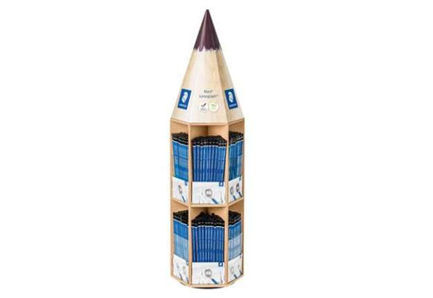 Immagine di Espositore 576 matite Staedtler Mars Lumograph - gradazioni assortite - 100 VS4