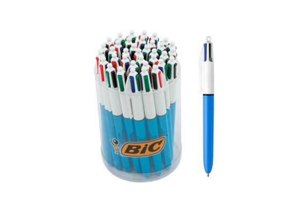 Immagine di Espositore 36 penne a sfera a scatto Bic 4 Colours Original 8223161