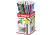 Immagine di Espositore da banco 48 matite Stabilo Trio Thick HB - colori fusto assortiti 399/48-1HB