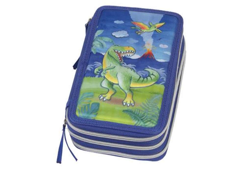 Immagine di Astuccio 3 zip Dinosaur Edition - Faber-Castell