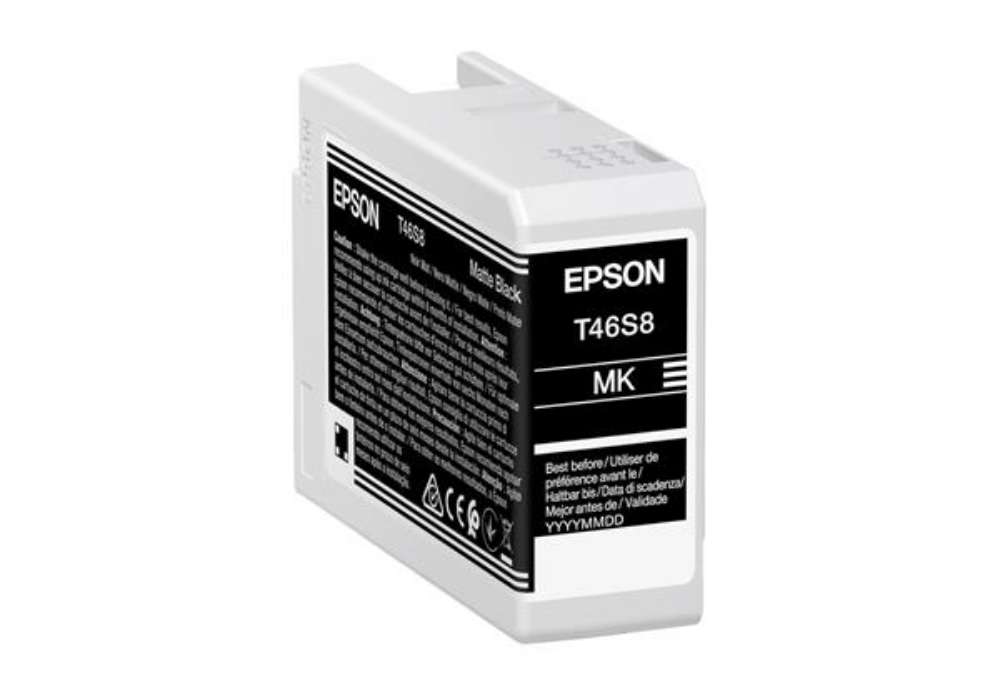 Immagine di Epson - Cartuccia - UltraChrome Pro 10 - Nero Matte - C13T46S80N - 25 ml