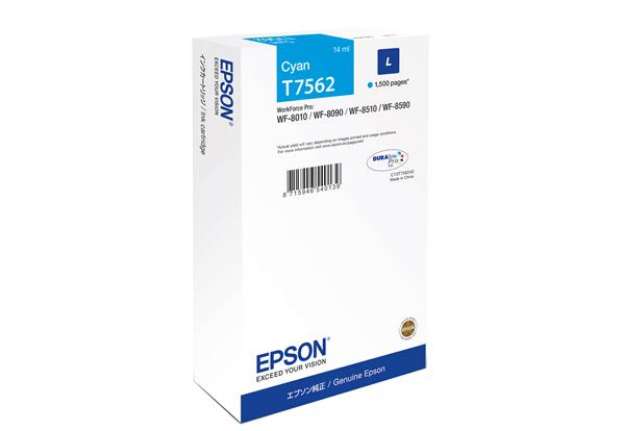 Immagine di Epson - Tanica - Ciano - T7562 - C13T75624N  - 14ml