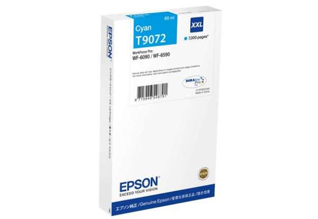 Immagine di Epson - Tanica - Ciano - C13T90724N - 69ml