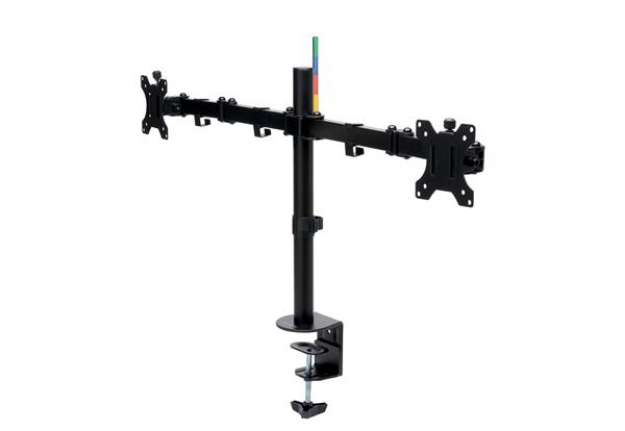 Immagine di Braccio estensibile ergonomico per monitor doppio SmartFit - nero - Kensington