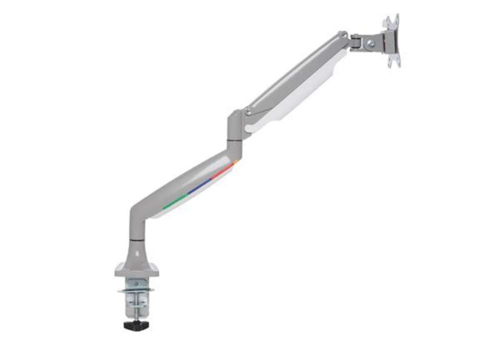 Immagine di Braccio per monitor singolo one-touch SmartFit - ad altezza regolabile - grigio - Kensington