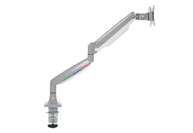 Immagine di Braccio per monitor singolo one-touch SmartFit - ad altezza regolabile - grigio - Kensington