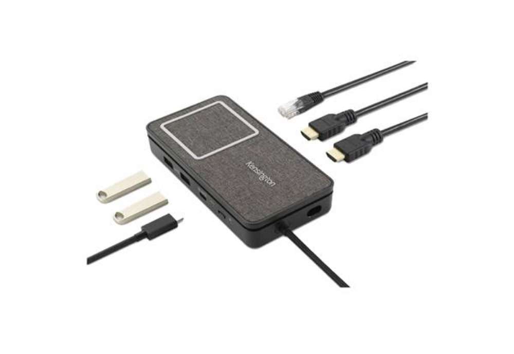 Immagine di Docking station portatile SD1700P - doppia uscita video 4K - USB-C - Kensington