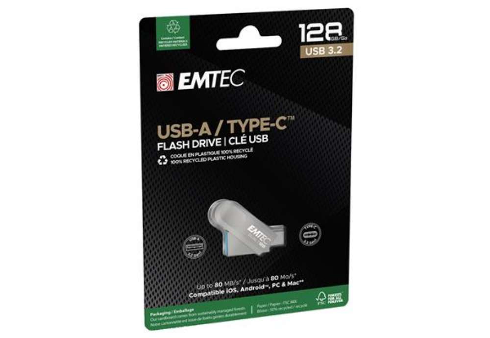 Immagine di Emtec - Memoria Type C - C280 - 128GB - ECMMD128GC283