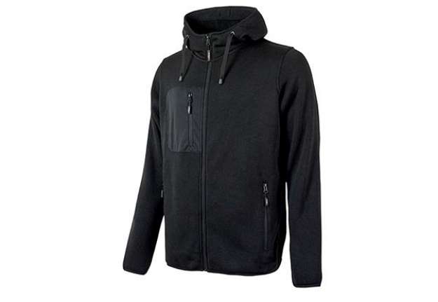 Immagine di Felpa da lavoro Rainbow - taglia XL - nero - U-Power