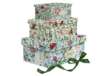 Immagine di Set scatole regalo - fantasia Flowers - dimensioni assortite - cartoncino - Pigna - conf. 3 pezzi