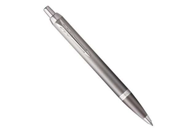 Immagine di Penna a sfera IM Monochrome Rituals Grey - punta M - grigio - Parker