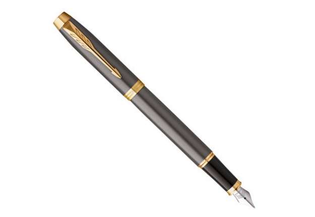 Immagine di Penna stilografica IM Grey GT - punta M - grigio - Parker