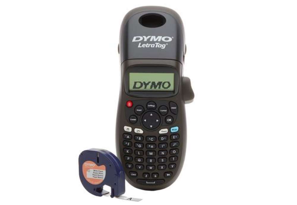 Immagine di Etichettatrice elettronica LETRATAG LT-100H BLACK + nastro carta LT Dymo