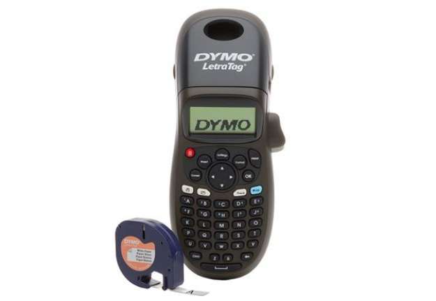 Immagine di Etichettatrice elettronica LETRATAG LT-100H BLACK + nastro carta LT Dymo