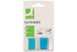 Immagine di Segnapagina in blister Q-Connect 25x45 mm blu blocchetto da 50 - KF03632