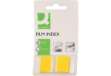 Immagine di Segnapagina in blister Q-Connect 25x45 mm giallo blocchetto da 50 - KF03634
