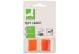 Immagine di Segnapagina in blister Q-Connect 25x45 mm arancio blocchetto da 50 - KF03636