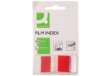 Immagine di Segnapagina in blister Q-Connect 25x45 mm rosso blocchetto da 50 - KF03633