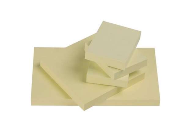 Immagine di Foglietti riposizionabili Q-Connect 63 g/m² giallo 76x127 mm 12 blocchetti da 100 ff - KF10503