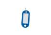 Immagine di Targhetta portachiavi Q-Connect standard in plastica 5x2,2 cm blu Confezione da 10 pezzi - KF10872