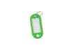 Immagine di Targhetta portachiavi Q-Connect standard in plastica 5x2,2 cm verde Confezione da 10 pezzi - KF10871